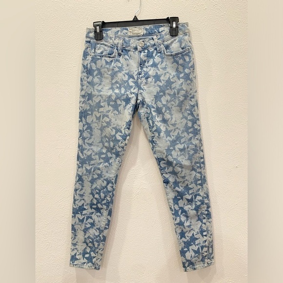 Current Elliott Star Patterned Skinny Jeans No Size Estimates sz 27 4th of July - Picture 1 of 4